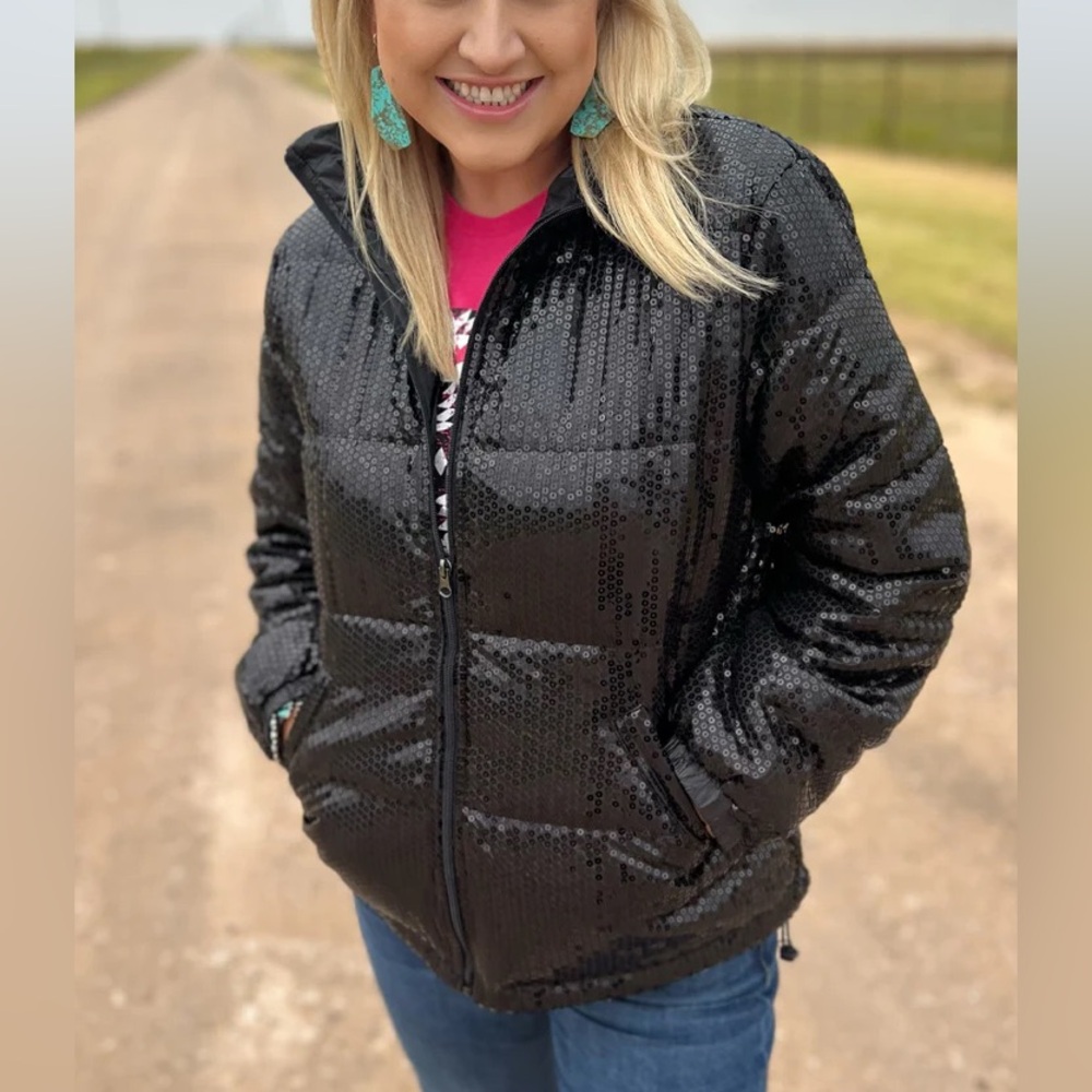Shimmer me up coat
